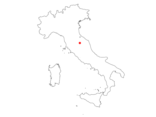 MAP GUBBIO